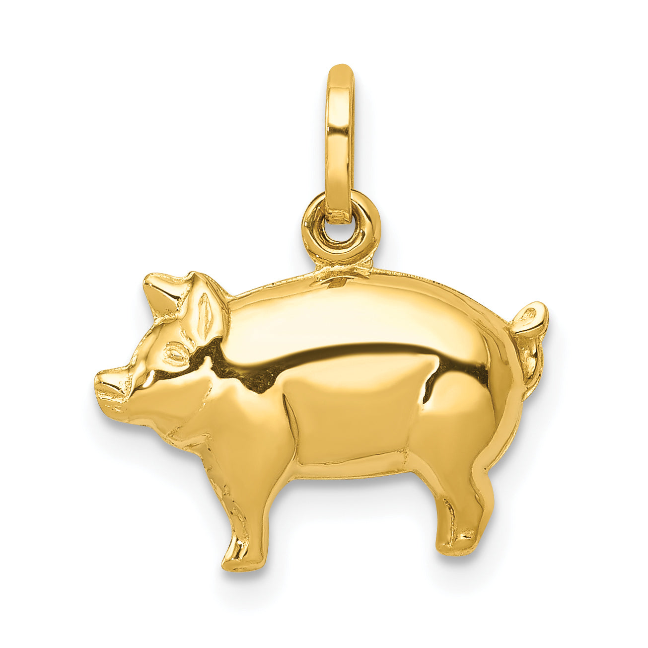 14K Pig Charm Main image