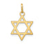14K Star of David Pendant