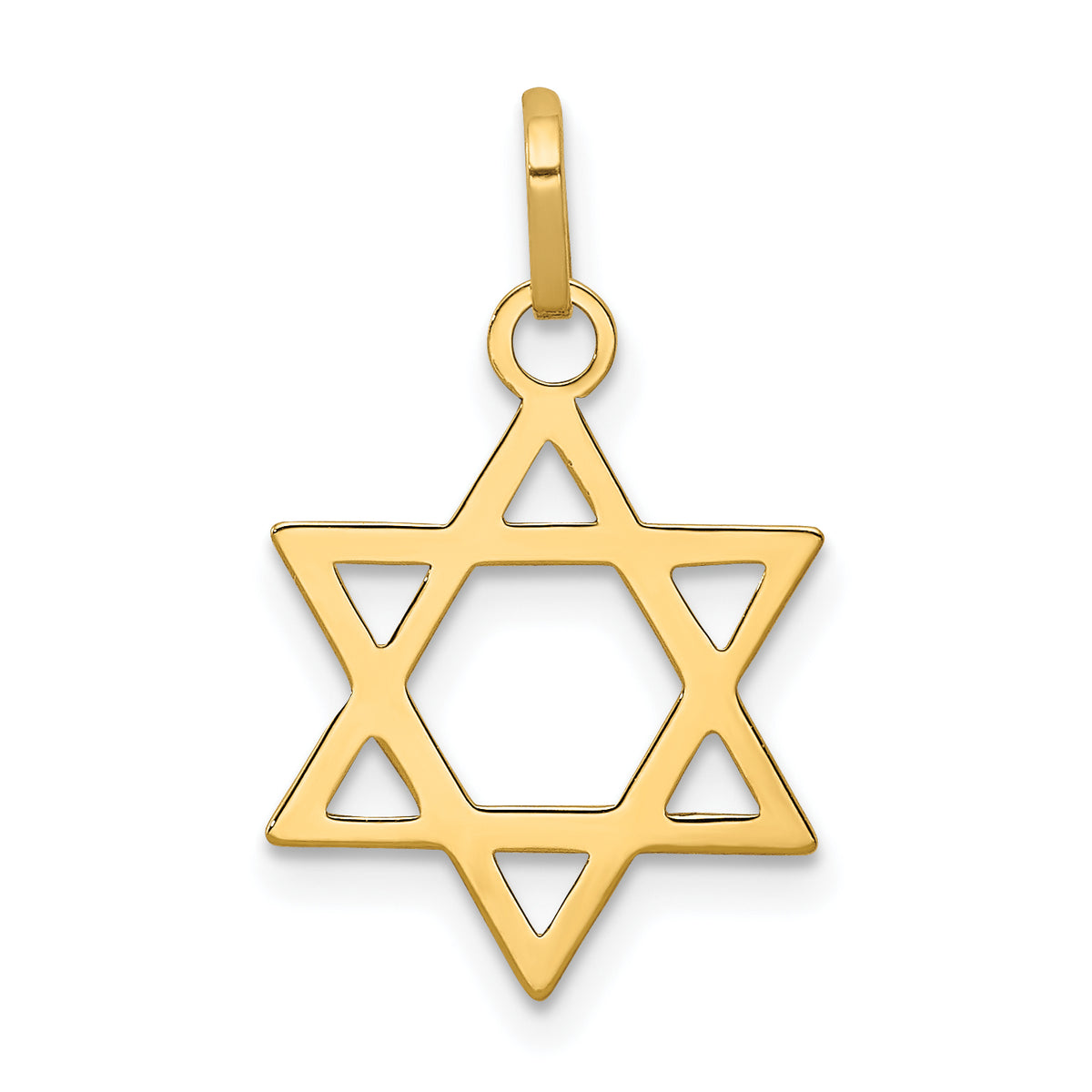 14K Star of David Pendant