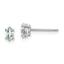 14kw 5X2.5mm Marquise Checker-Cut Green Quartz Earring