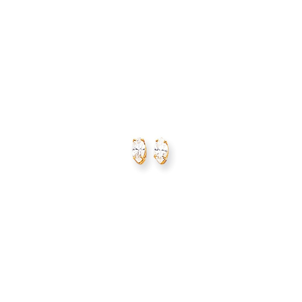 14k 6x3 Marquise Earring Mountings Main image