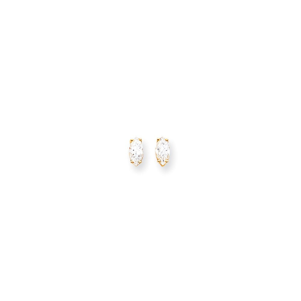 14k 8x4 Marquise Earring Mountings Main image