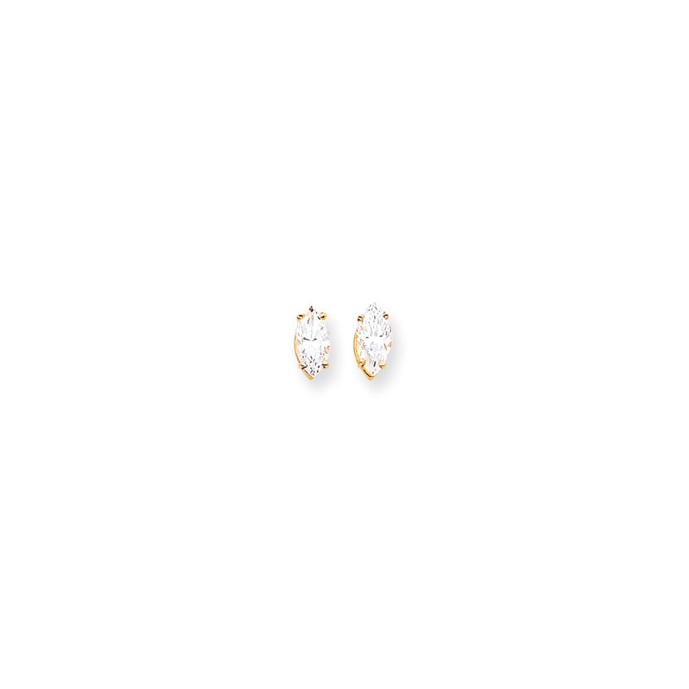 14k 10x5 Marquise Earring Mountings
