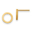 14k Open Circle Earrings