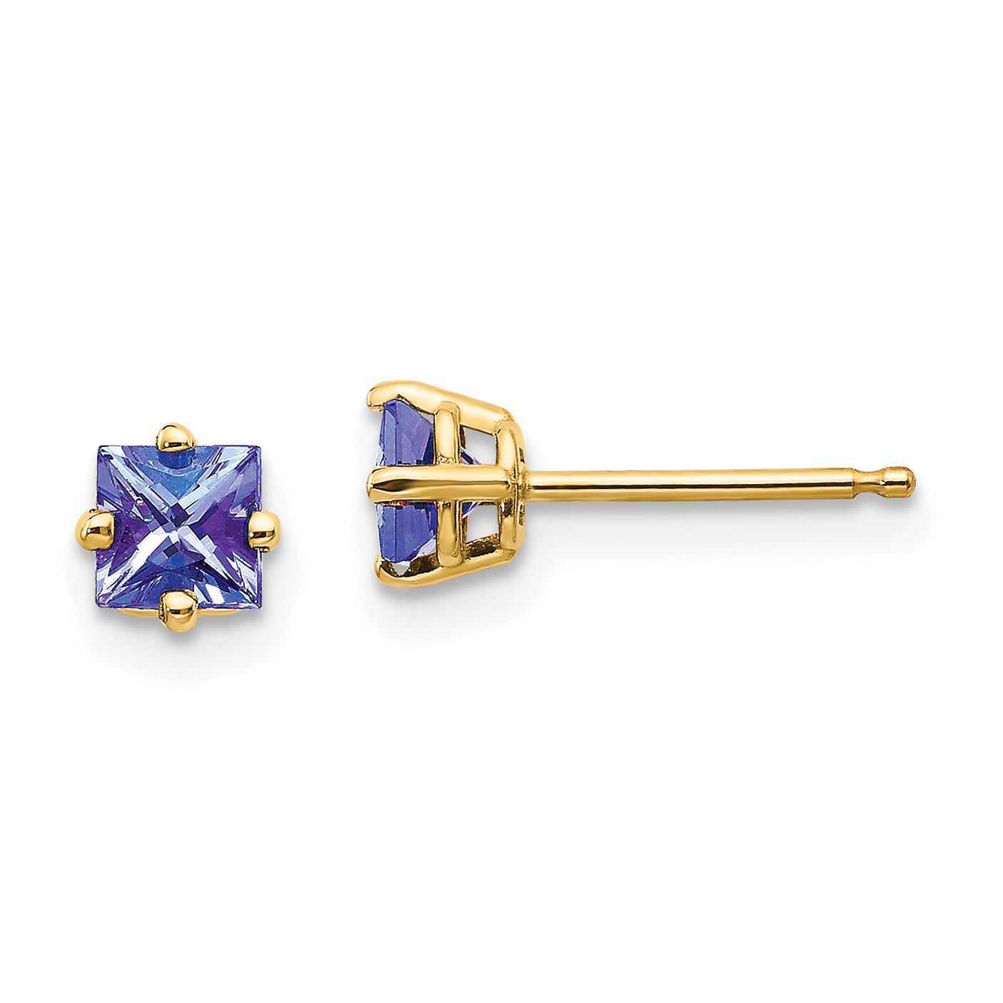 14k Tanzanite Earrings Main image