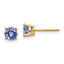 14k Tanzanite Post Earrings