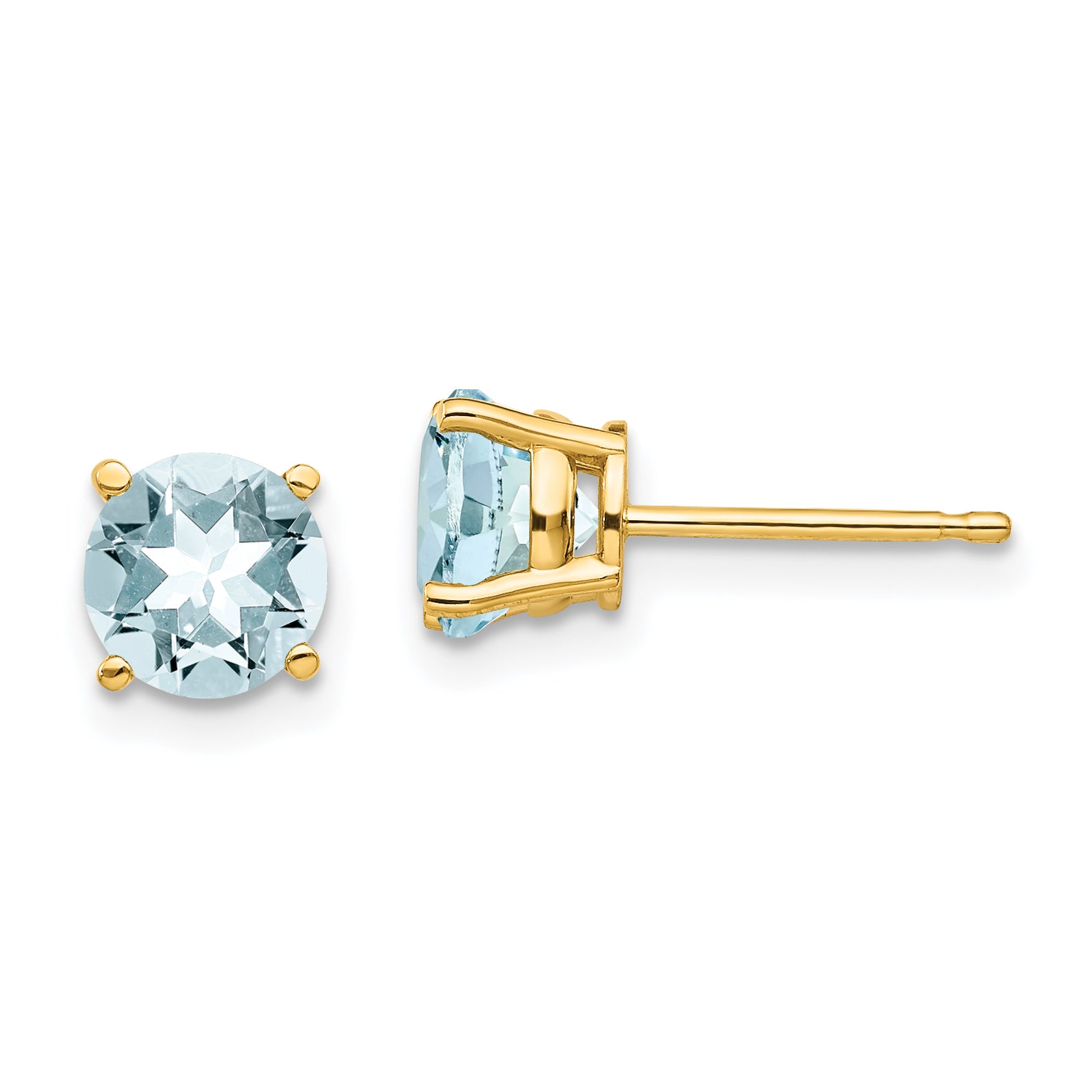 14k Aquamarine Earrings Main image