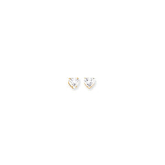 14k 7mm Heart Earring Mountings