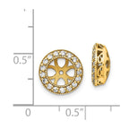 14k Diamond Earring Jacket Mountings