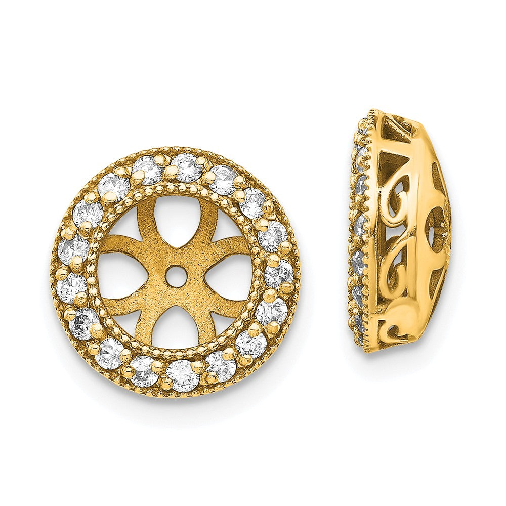 14K VS Diamond Earring Jacket