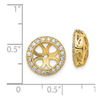 14k Diamond Earring Jacket Mountings