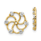 14K Diamond Earring Jacket Mountings