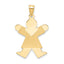 14K Girl Charm