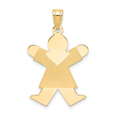 14K Girl Charm