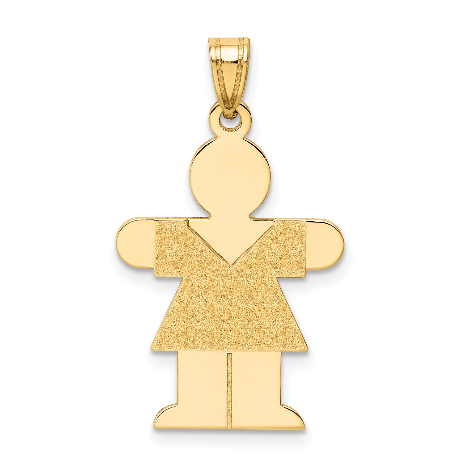 14K Girl Charm Main image