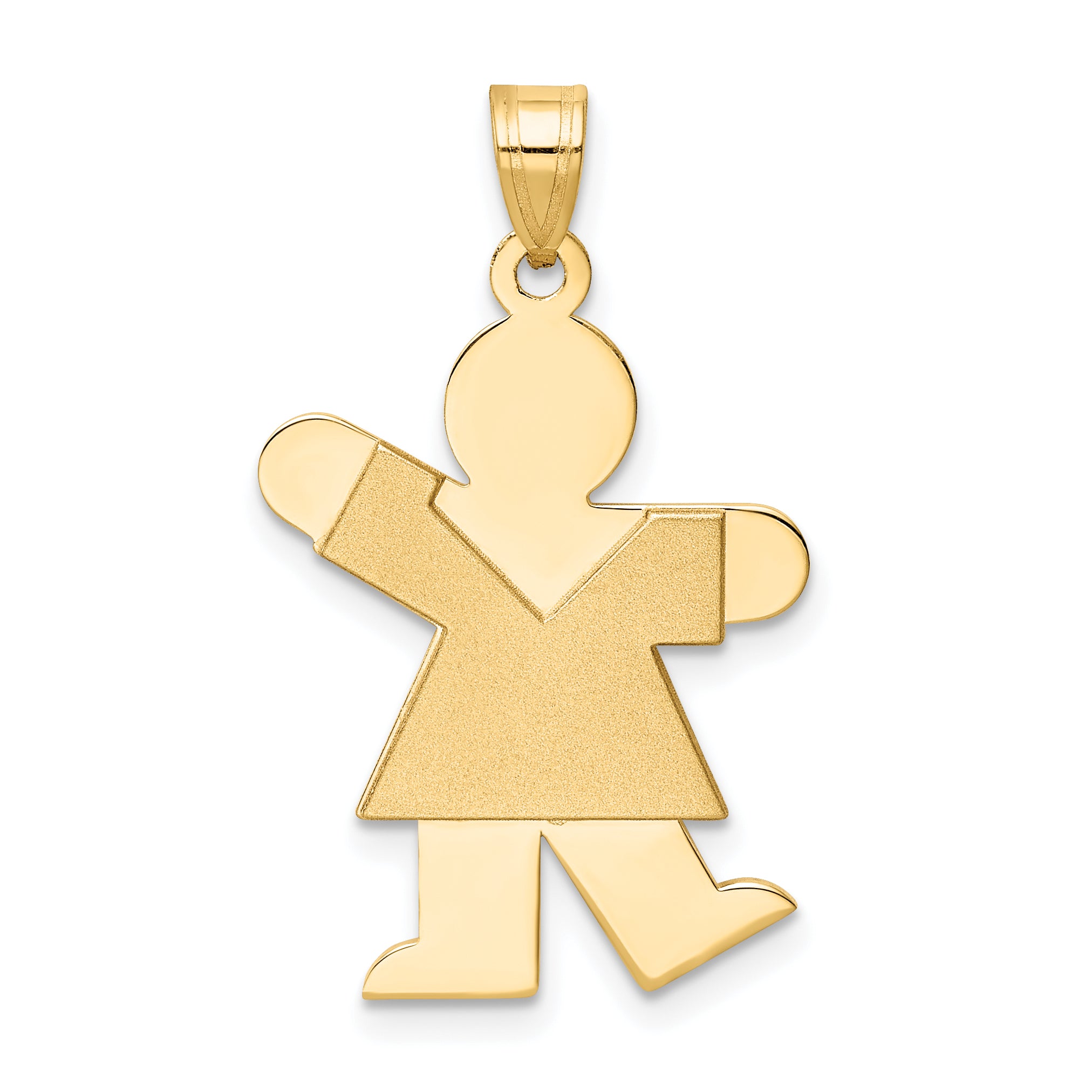 14K Girl Charm Main image