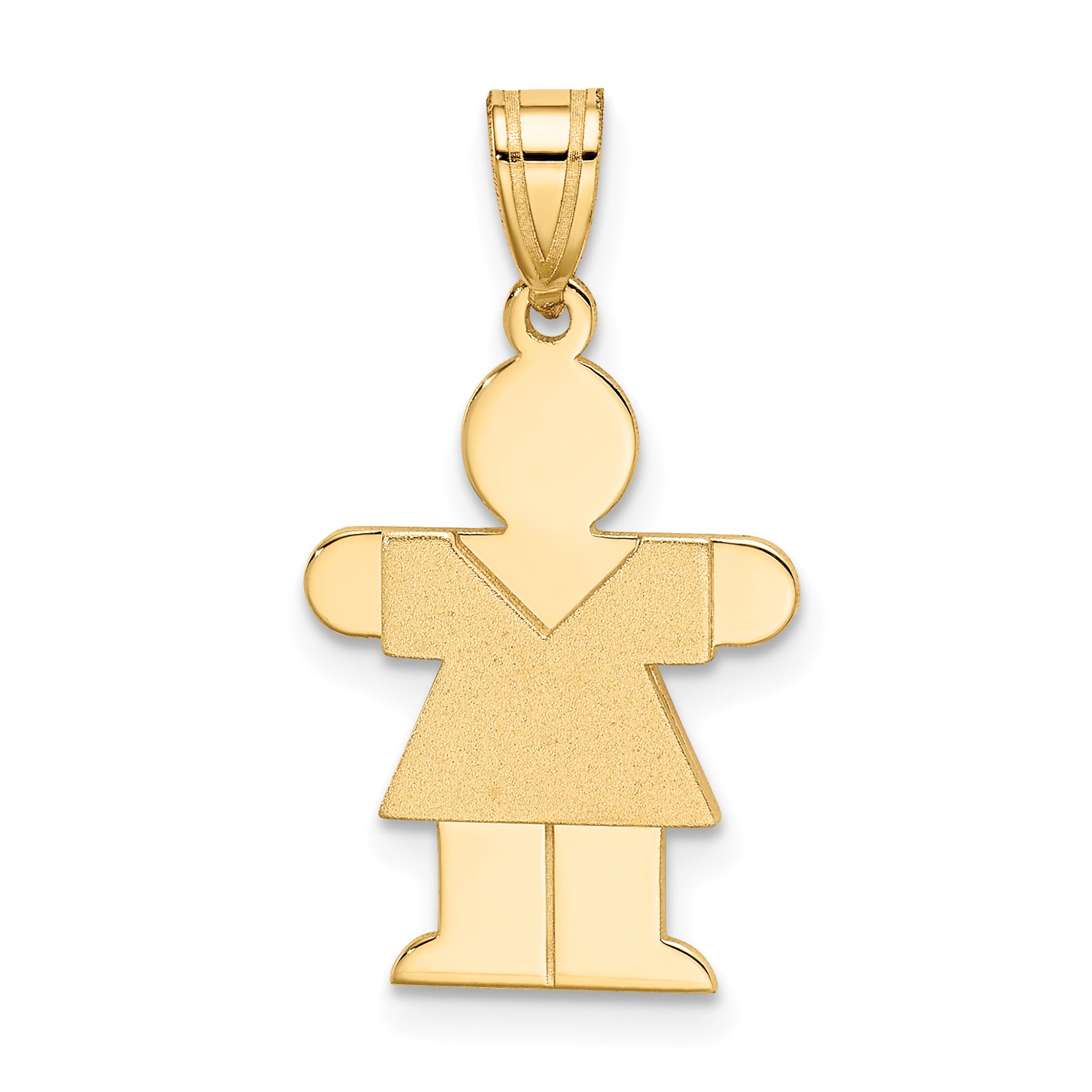 14K Girl Charm Main image