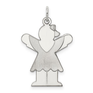 Love Kid Charm in Sterling Silver, 28mm - Sophia Jewelers