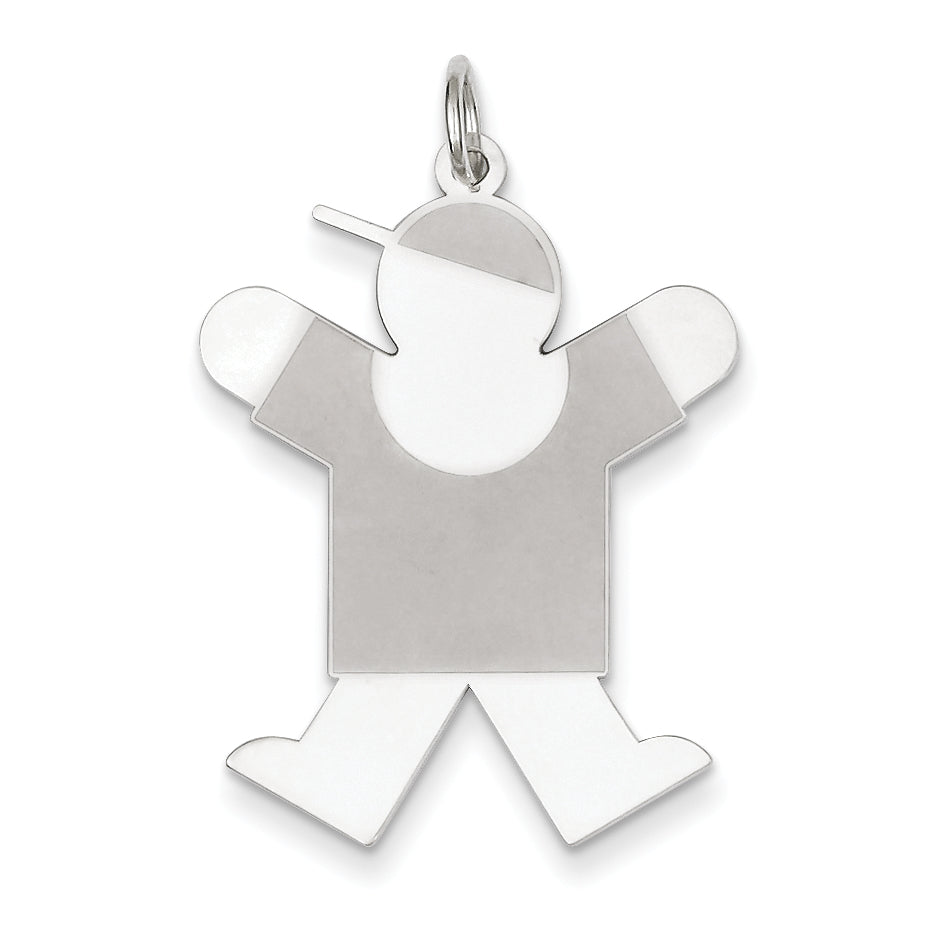 Sterling Silver Joy Kid Charm Main image