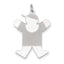 Sterling Silver Joy Kid Charm