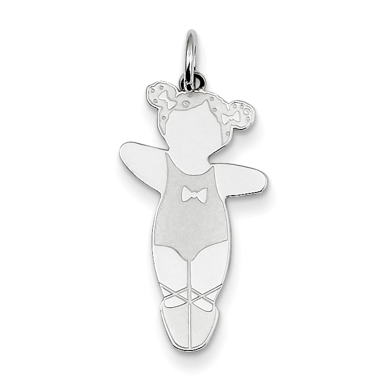 Sterling Silver Prima Ballerina Cuddle Charm Main image