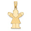 14K Girl Charm