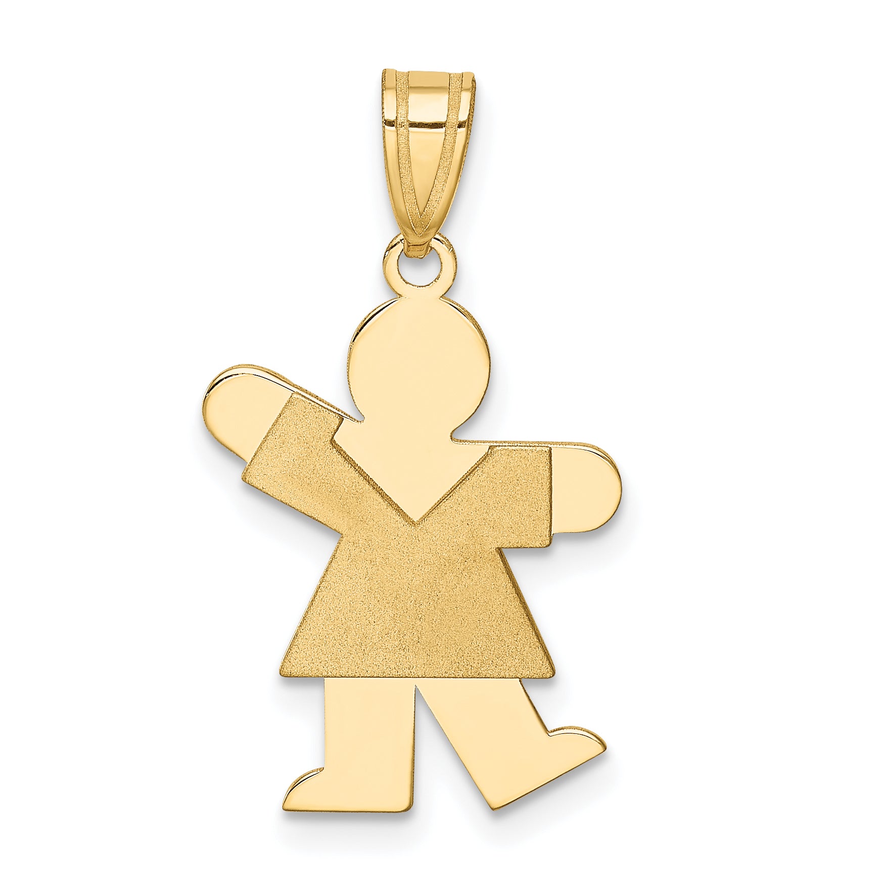 14K Girl Charm Main image