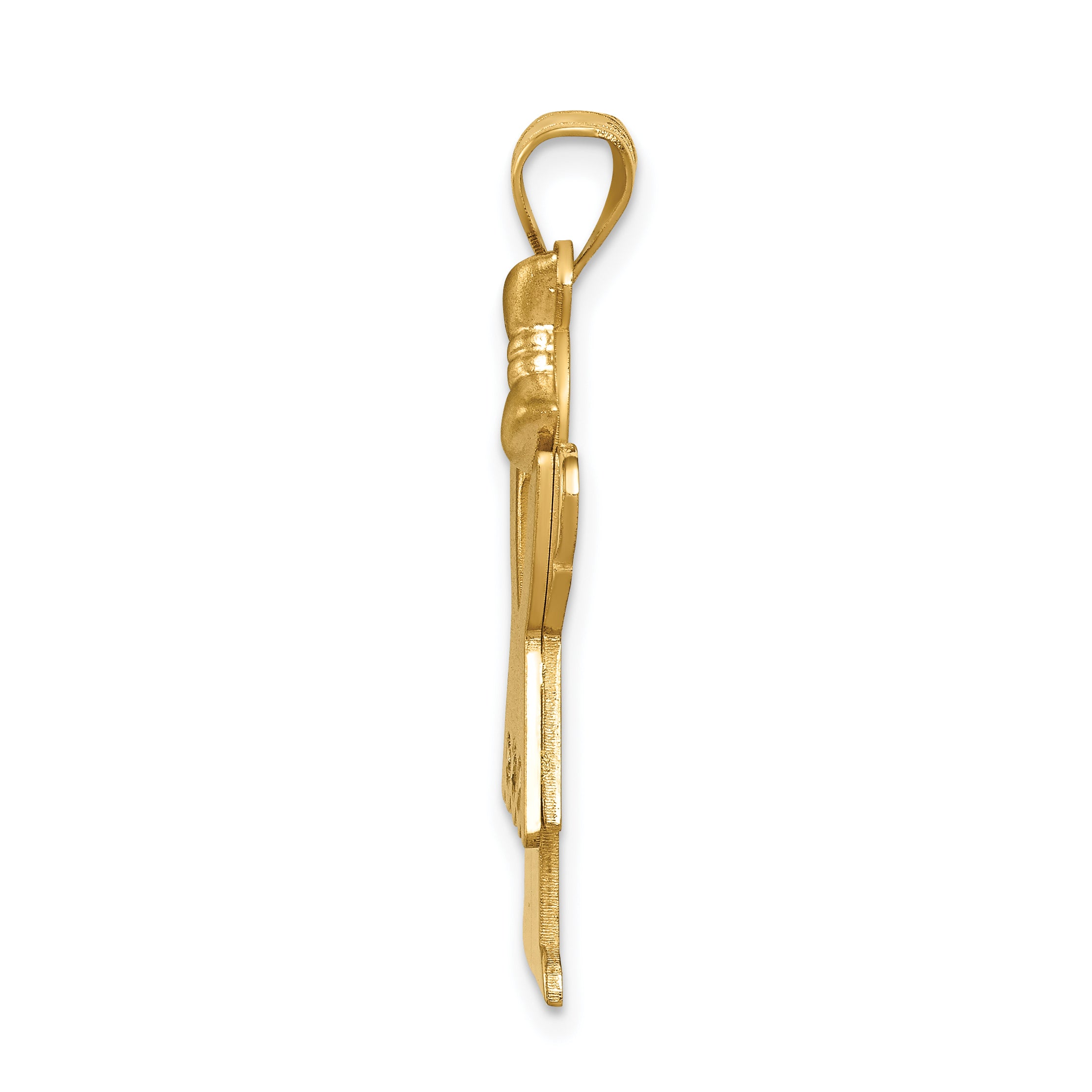 14K AA Diamond Kid Pendant