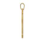 14K Passion Cross Pendant