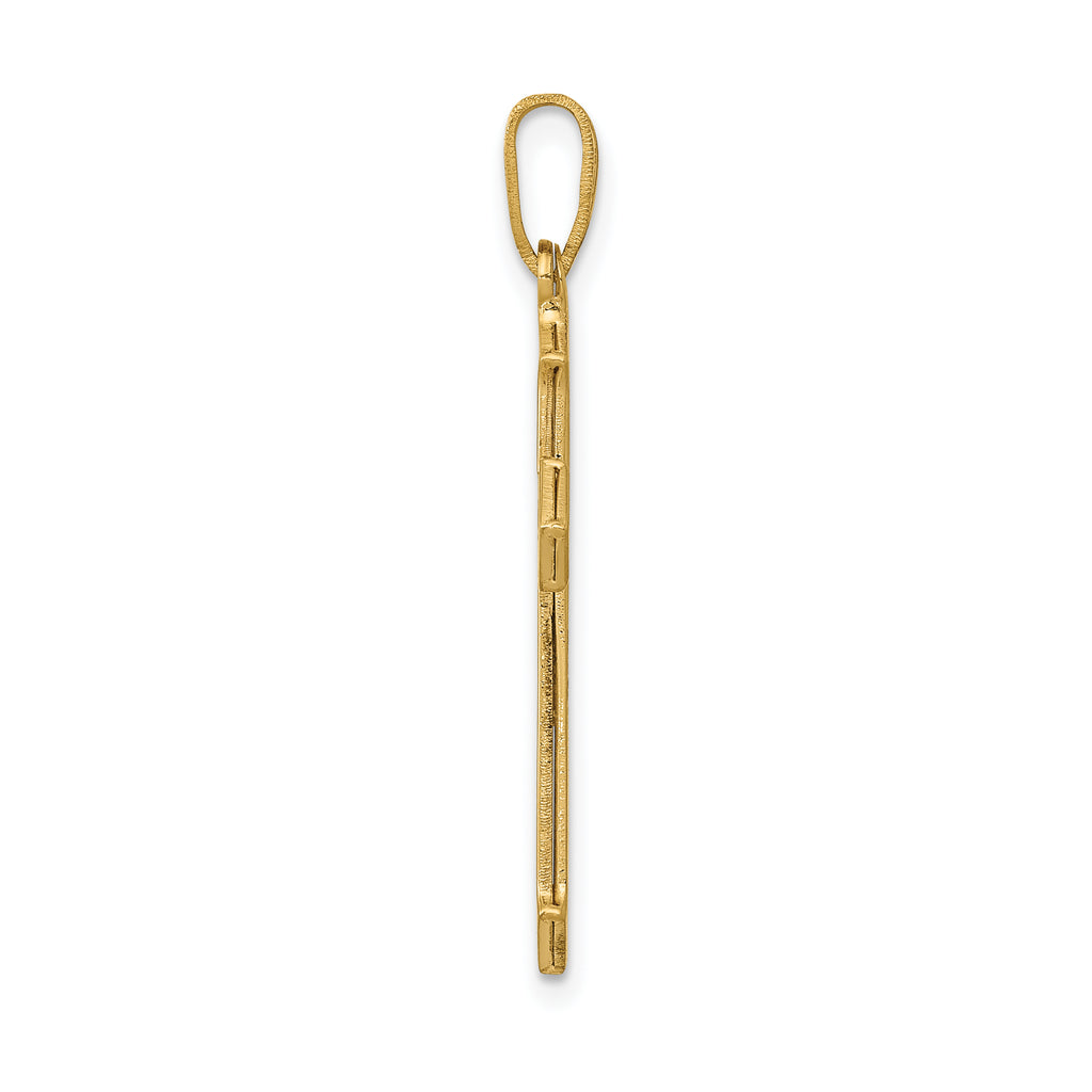 14K Passion Cross Pendant