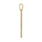 14K Passion Cross Pendant