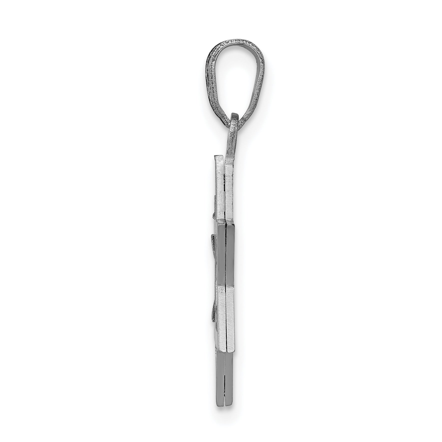 14K White Gold Star of David Secondary image