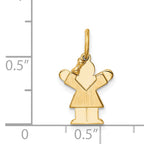 14K Mini Girl Love Charm