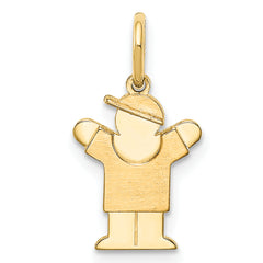 14k Mini Boy Love Charm