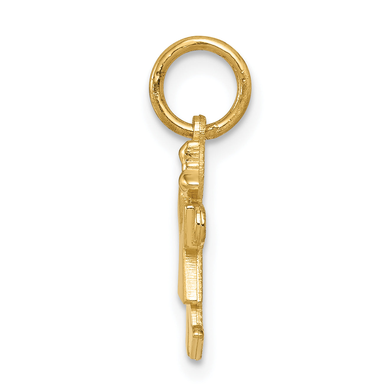 14K Mini Girl Kiss Charm Secondary image