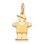 14k Mini Boy Lugs Charm
