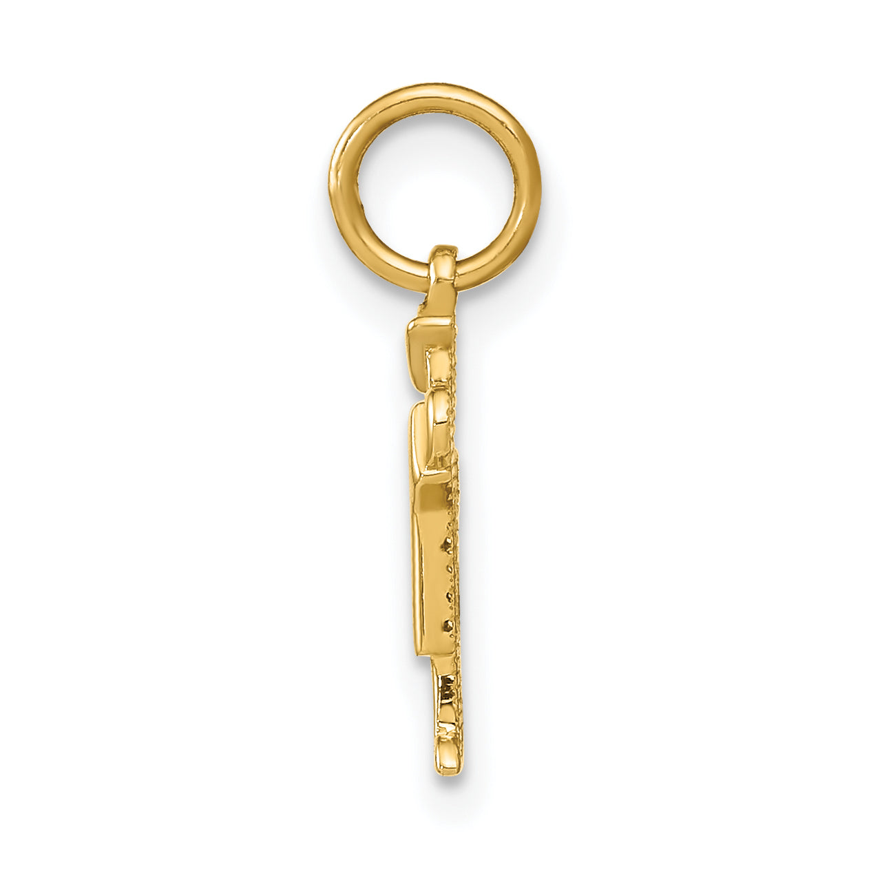 14K Mini Boy Kiss Charm
