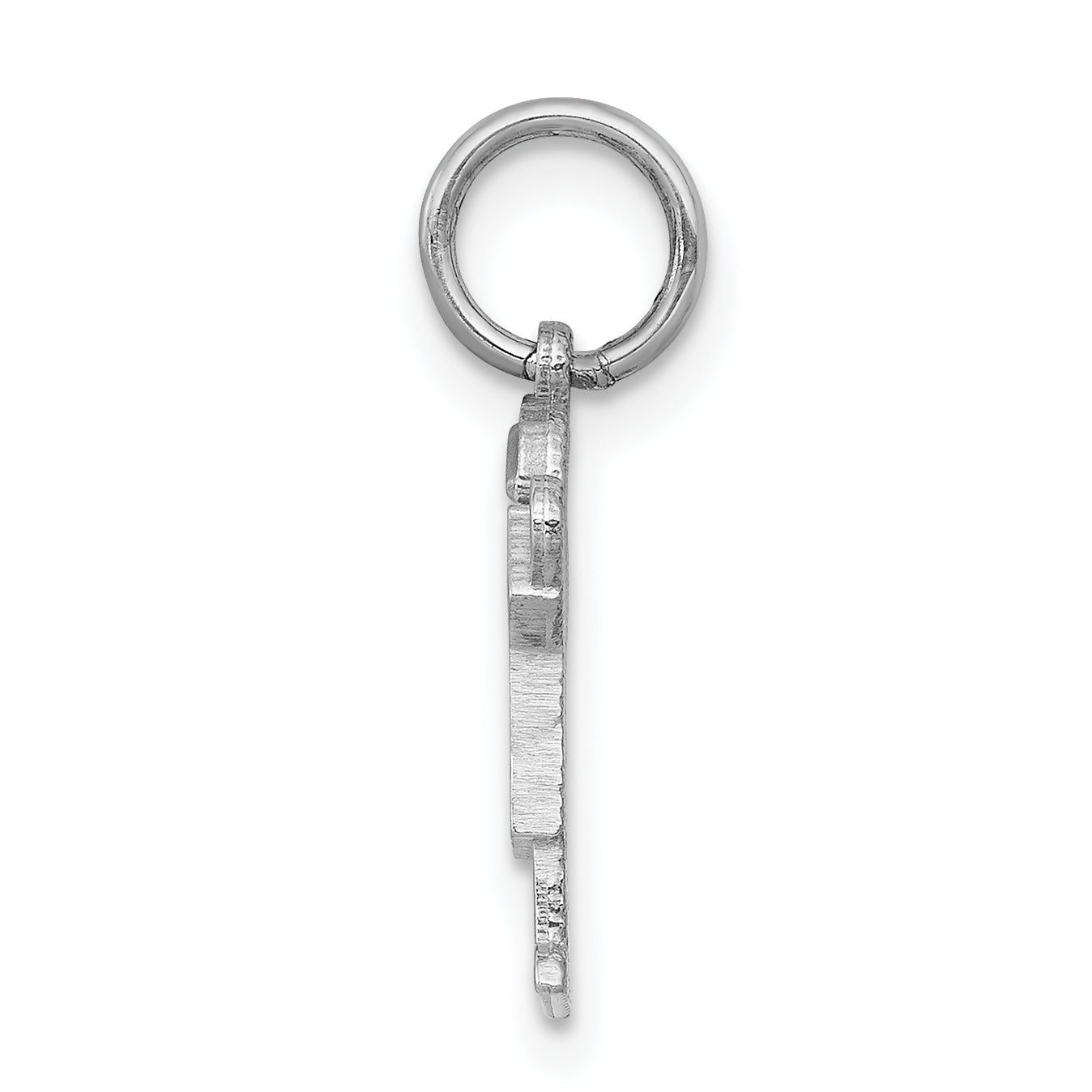 14K White Mini Boy Love Charm Secondary image