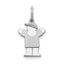 14k White Mini Boy Love Charm