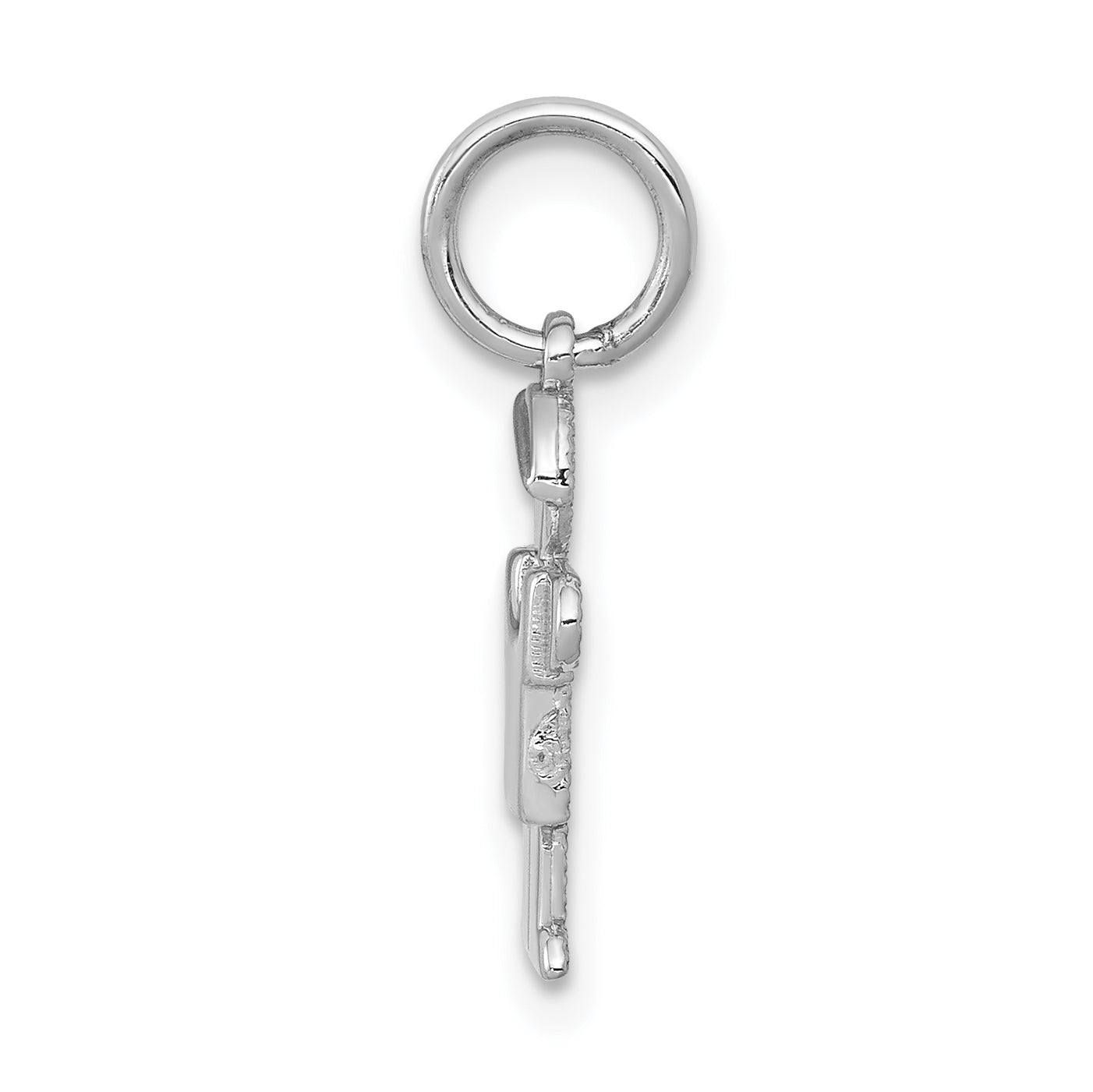 14K White Mini Boy Hugs Charm Secondary image