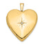 14K 20mm Diamond Heart Locket