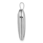 14K 20mm White Gold MOM With Hearts Heart Locket