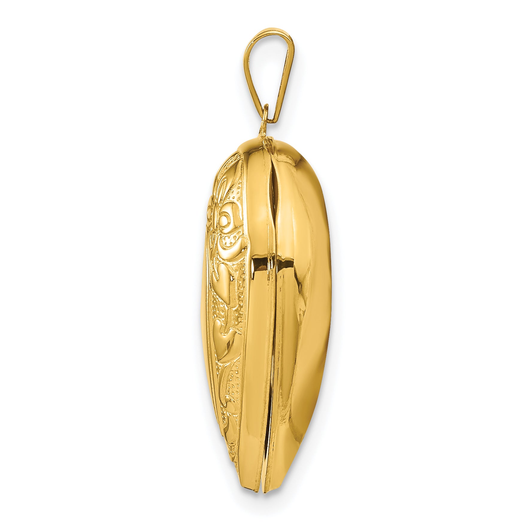 14K Fancy Heart Locket Secondary image