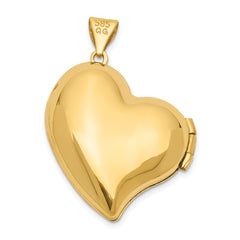 14K Fancy Heart Locket