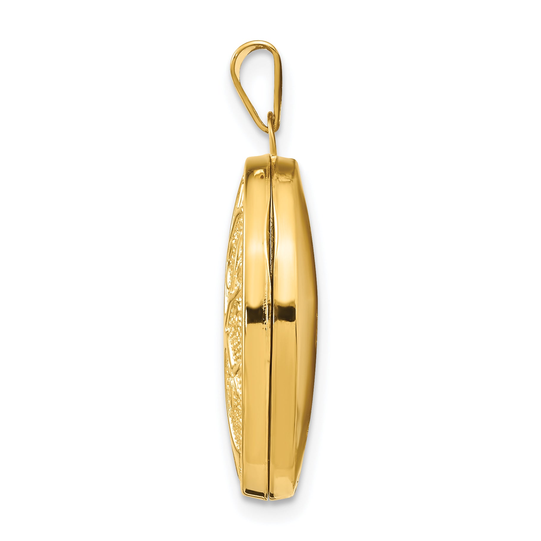 14K 21x16mm Oval Tree Locket