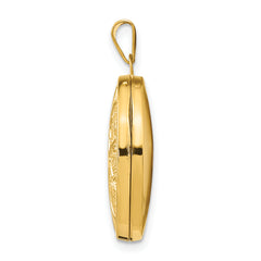14K 21x16mm Oval Tree Locket