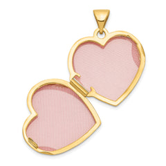 14K Double Heart Locket