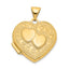 14k Double Heart Locket