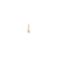 14k 5x5 Heart Leverback Earring Mounting