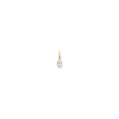 14k 6x4 Oval Leverback Earring Mounting